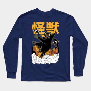 Catzilla Kaiju Cat Long Sleeve T-Shirt